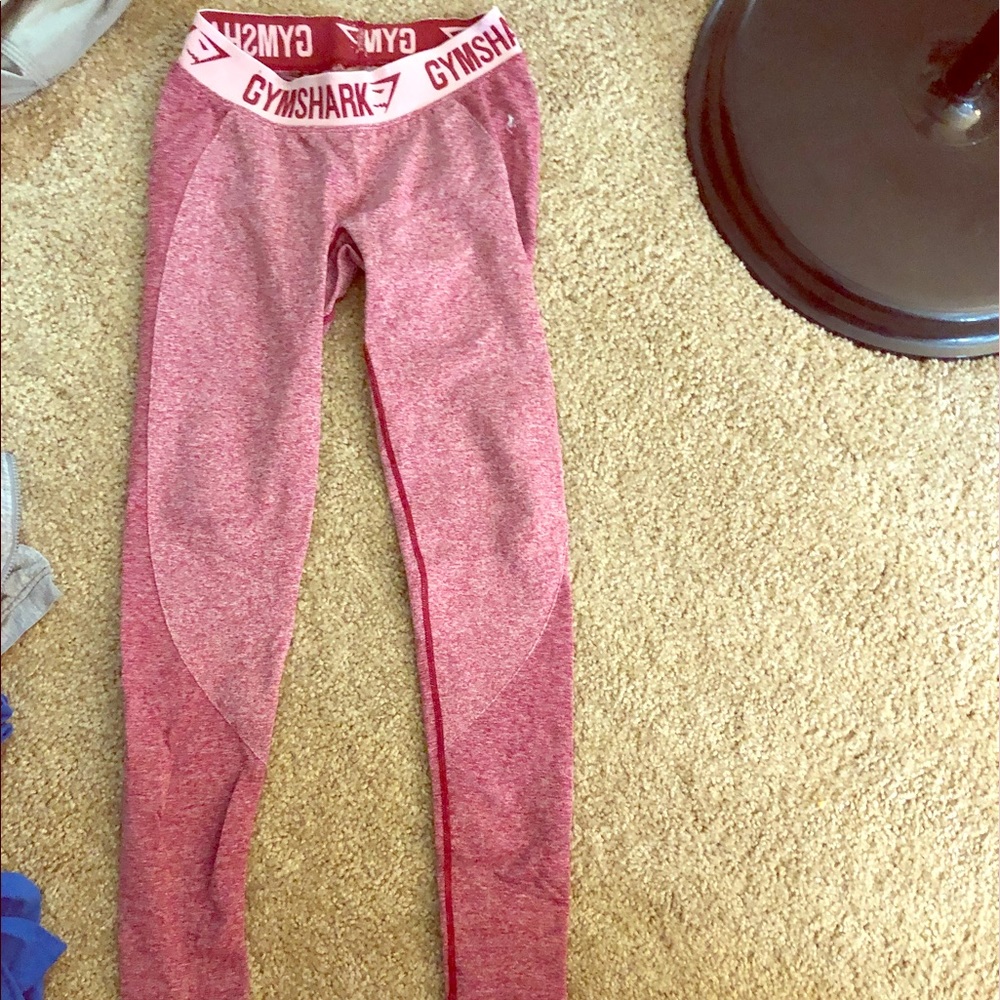 Gymshark red flex leggings